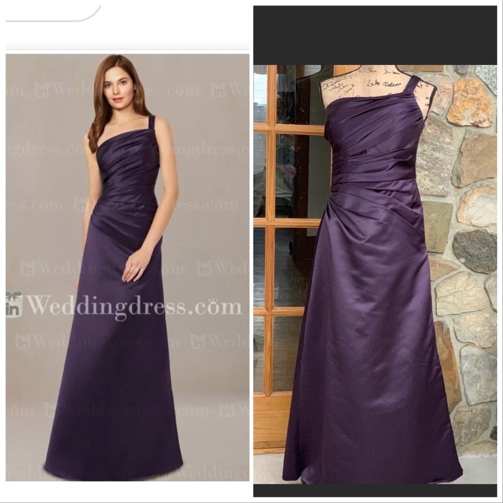 Bill Levkoff floor length gown size 8 purple